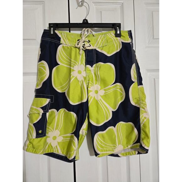 Old navy small men's swimming trunks with built in liner - Picture 1 of 7